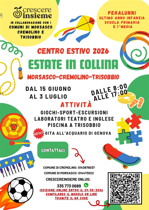 Centro Estivo "Estate in Collina 2026"