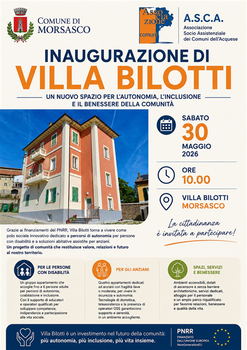 Inaugurazione Villa Bilotti