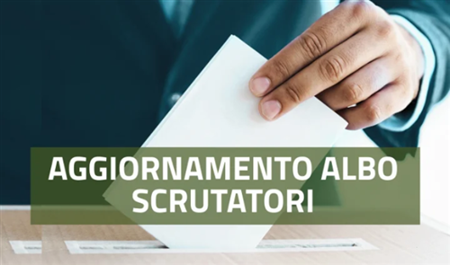 Aggiornamento dellalbo unico comunale degli scrutatori dei seggi elettorali